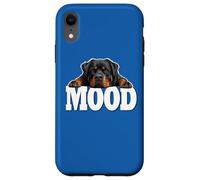 Funny Sleep Nap Vibe Mood Rottweiler Lover Custodia per iPhone XR