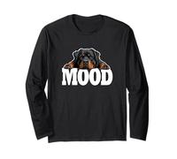 Funny Sleep Nap Vibe Mood Rottweiler Lover Maglia a Manica