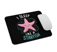Funny Sleeping I Sleep Like A Starfish Tappetino Scrivania Comodo Mouse Pad Morbido Tappetino per Mouse per Accessori Scrivania Casa Computer 25X30Cm
