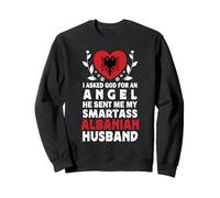 Funny Smartass Albanian Husband Albania Flag Spouses Felpa