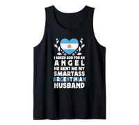 Funny Smartass Argentinian Husband Argentina Flag Spouses Canotta