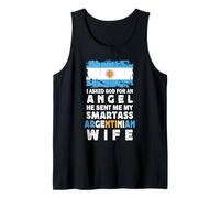 Funny Smartass Argentinian Wife Argentina Flag Spouses Canotta