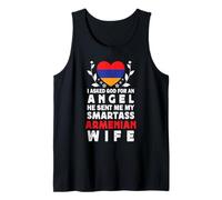 Funny Smartass Armenian Wife Armenia Flag Spouses Canotta