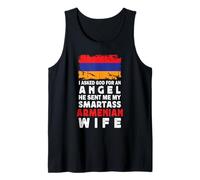 Funny Smartass Armenian Wife Armenia Flag Spouses Canotta