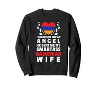 Funny Smartass Armenian Wife Armenia Flag Spouses Felpa