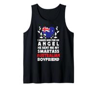 Funny Smartass Australian Boyfriend Australia Flag Canotta