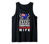 Funny Smartass Australian Wife Australia Flag Spouses Canotta