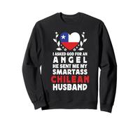 Funny Smartass Chilean Husband Chile Flag Spouses Felpa
