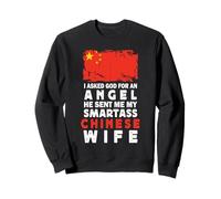 Funny Smartass Chinese Wife China Flag Spouses Felpa