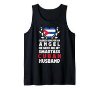 Funny Smartass Cuban Husband Cuba Flag Spouses Canotta