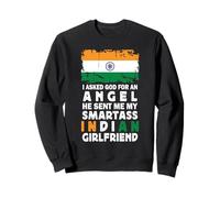 Funny Smartass Indian Girlfriend India Flag Felpa