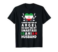 Funny Smartass Iranian Husband Iran Flag Spouses Maglietta