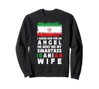 Funny Smartass Iranian Wife Iran Flag Spouses Felpa