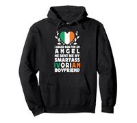 Funny Smartass Ivorian Boyfriend Ivory Coast Flag Felpa con Cappuccio