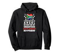 Funny Smartass South African Boyfriend South Africa Flag Felpa con Cappuccio