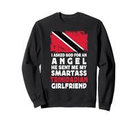 Funny Smartass Trinidadian Girlfriend Trinidad Flag Felpa
