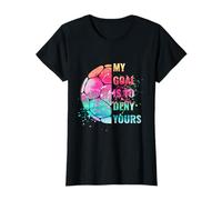 Funny Soccer Goalie Defender Il Mio Obiettivo è negare Il Tuo Maglietta