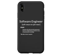 Funny Software Engineering Software Engineer Definition Custodia per iPhone XS Max