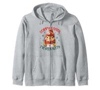 Funny Sorry Santa Squirrel Christmas Holiday I've Been Nutty Felpa con Cappuccio