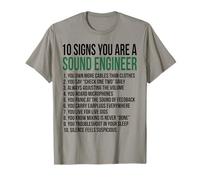 Funny Sound Engineer Music Production Audio Tech Maglietta