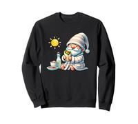 Funny Spa Gnome For Taco Lover And Lazy Crazy Days Of Summer Felpa