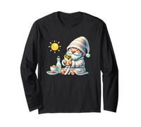Funny Spa Gnome For Taco Lover And Lazy Crazy Days Of Summer Maglia a Manica