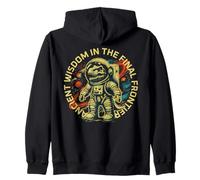 Funny Space Dinosaur Astronaut Cosmic Adventure Felpa con Cappuccio