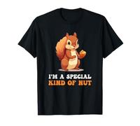 Funny Special Nuts Scoiattolo Roditori Foodie Mangia Semi Noci Maglietta