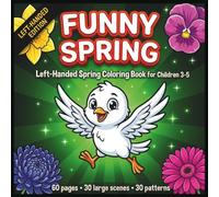 Funny Spring Coloring Book for Kids Ages 3-5: Trace and Finish Drawing Workbook for Toddlers: Drawing and Pre-Writing Practice with Large Simple ... Early Learning and Motor Skill Development