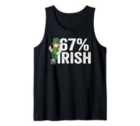 Funny St Patricks Day 67% Irish Tshirt for Men Women Boys Canotta