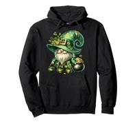 Funny St Patricks Day GNOME for Women Men Kids Leprechaun Felpa con Cappuccio