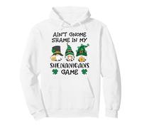 Funny St Patricks GNOME Prone to Shenanigans with My Gnomies Felpa con Cappuccio