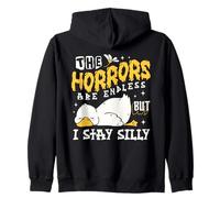 Funny Stay Silly Goose Horrors Sono Infiniti Meme Goose Joke Felpa con Cappuccio