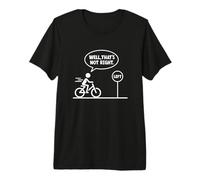 Funny Stick Figure Man Meme Sarcastico Beh, Non è Giusto Maglietta Premium