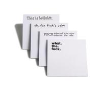 Funny Sticky Note, 4Pcs Funny Spoof Post-it Notes, Fuck Off Sticky Notes for Study Office Supplies, Notebook Labels, Gift for Friends