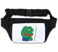 Funny Stock Trader Pepe The Frog Meme Art Marsupio Marsupio Bianco