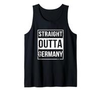 Funny: Straight Outta Germany | German | Europe Canotta