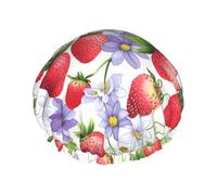 Funny Strawberry Cuffia Da Doccia Per Donna Impermeabile Cuffia Doccia Riutilizzabile Cuffie Capelli Per Hotel Casa Nuoto