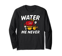 Funny Succulent Plant Killer Water Me Never Gardening Maglia a Manica