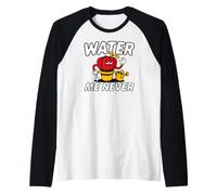 Funny Succulent Plant Killer Water Me Never Gardening Maglia con Maniche Raglan
