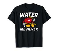 Funny Succulent Plant Killer Water Me Never Gardening Maglietta