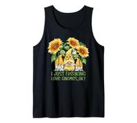Funny Sunflower GNOME Summer - I Just Freaking Love Gnomes Canotta
