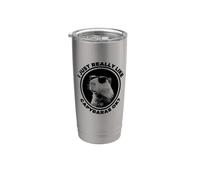Funny Sunglasses Logo Lover I Just Really Like Capybaras Ok Bicchiere termico in acciaio inox doppia parete
