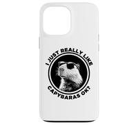 Funny Sunglasses Logo Lover I Just Really Like Capybaras Ok Custodia per iPhone 13 Pro Max