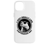 Funny Sunglasses Logo Lover I Just Really Like Capybaras Ok Custodia per iPhone 14 Plus