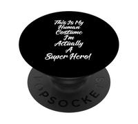 Funny Super Hero Costume For Autism Awareness Super Hero PopSockets PopGrip Adesivo