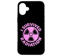 Funny Survived Radiation Cancer Awareness End Of Treatment Custodia per iPhone 16 Plus