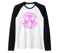 Funny Survived Radiation Cancer Awareness End of Treatment Maglia con Maniche Raglan