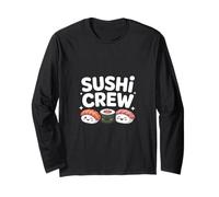 Funny Sushi Crew Kawaii Personaggi Sorridenti Rotoli Maglia a Manica