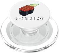 Funny Sushi Design Ikura Salmon Roe Sushi "Quanto costa?" PopSockets PopGrip per MagSafe